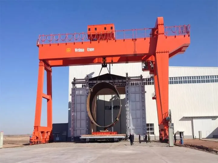 Кран козловой двухбалочный коробчатый типа MG схема