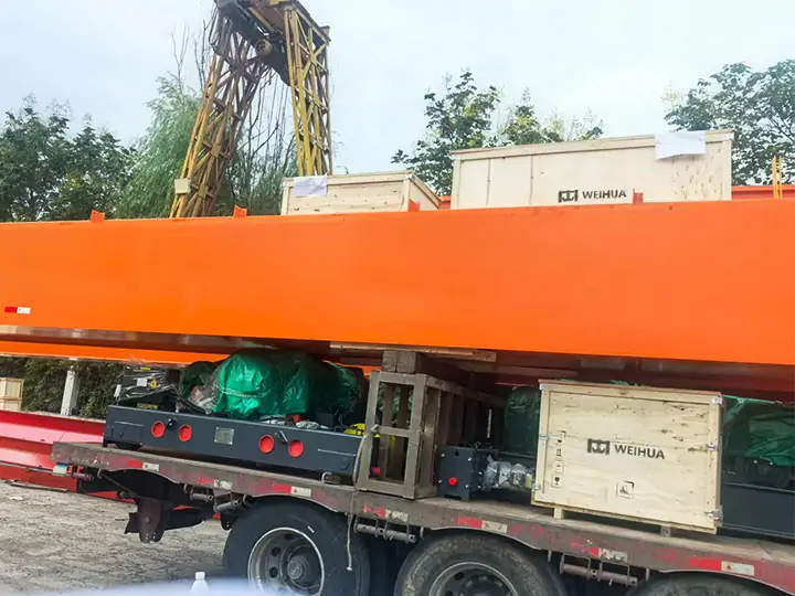 Кран мостовой однобалочный европейский 15т экспортирован в Беларусь