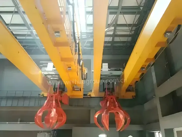мостовой грейферный кран